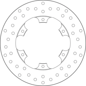 Disco de freno BREMBO Serie Oro redondo fijo