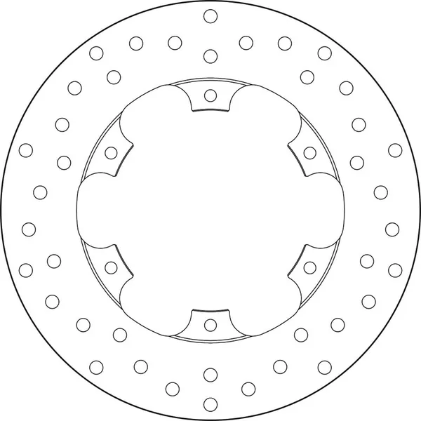 Disco de freno BREMBO Serie Oro redondo fijo