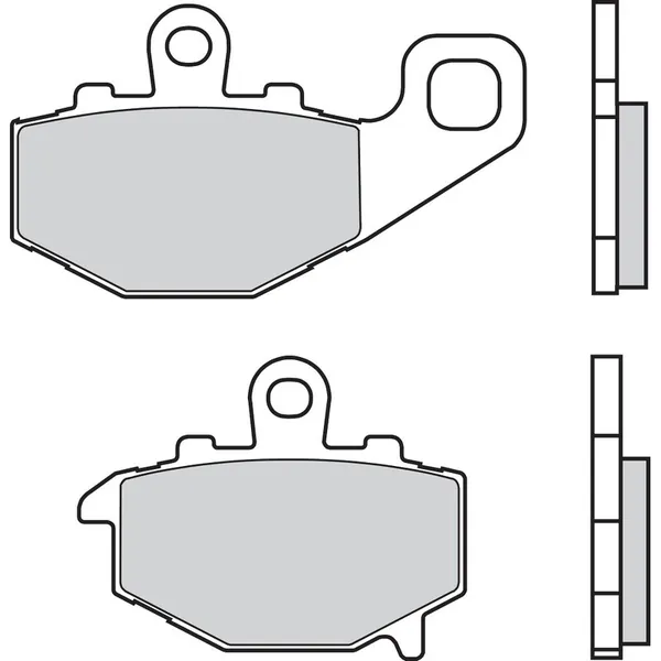 Pastillas de freno orgánicas Brembo 07KA1617