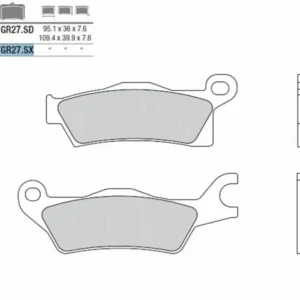 Pastillas de freno BREMBO Off-Road sinterizadas - 07GR27SX