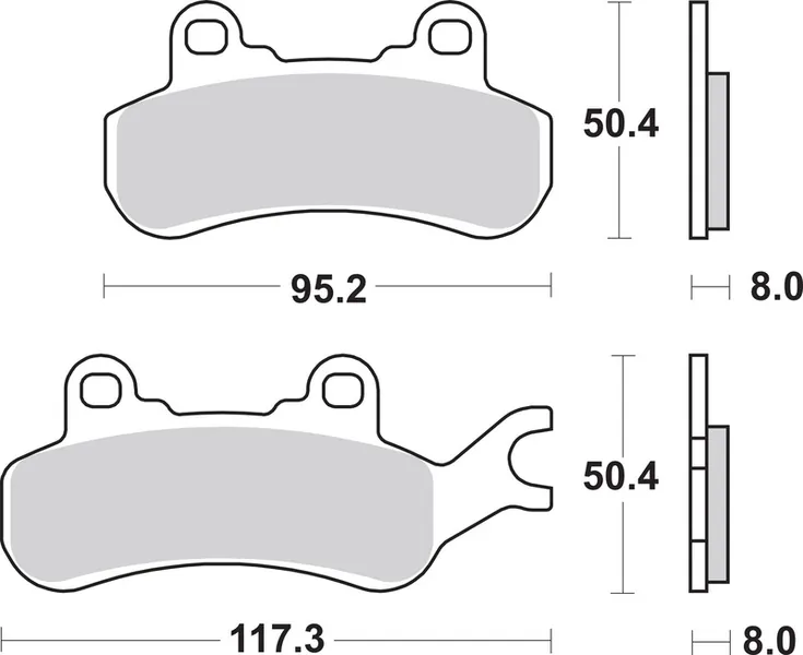 Pastillas de freno sinterizadas Brembo 07GR91SX