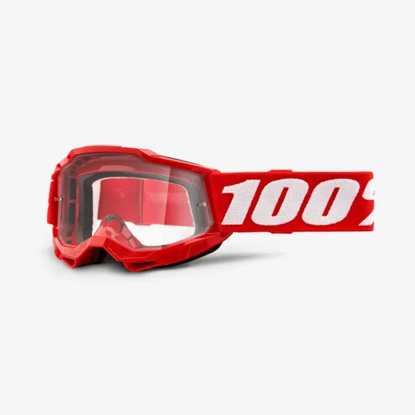 Gafas Junior 100% Strata 2 Rojo - Lente Transparente