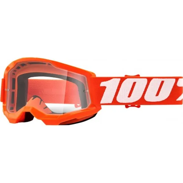 Gafas Infantiles 100% Strata 2 Naranja - Lente Transparente