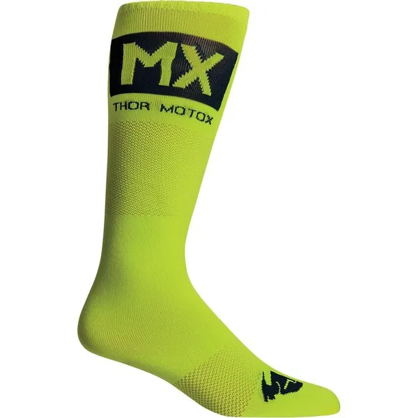 Calcetines Thor MX Cool Amarillo Flúor