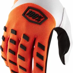 Guantes 100% Airmatic Naranja Fluor S