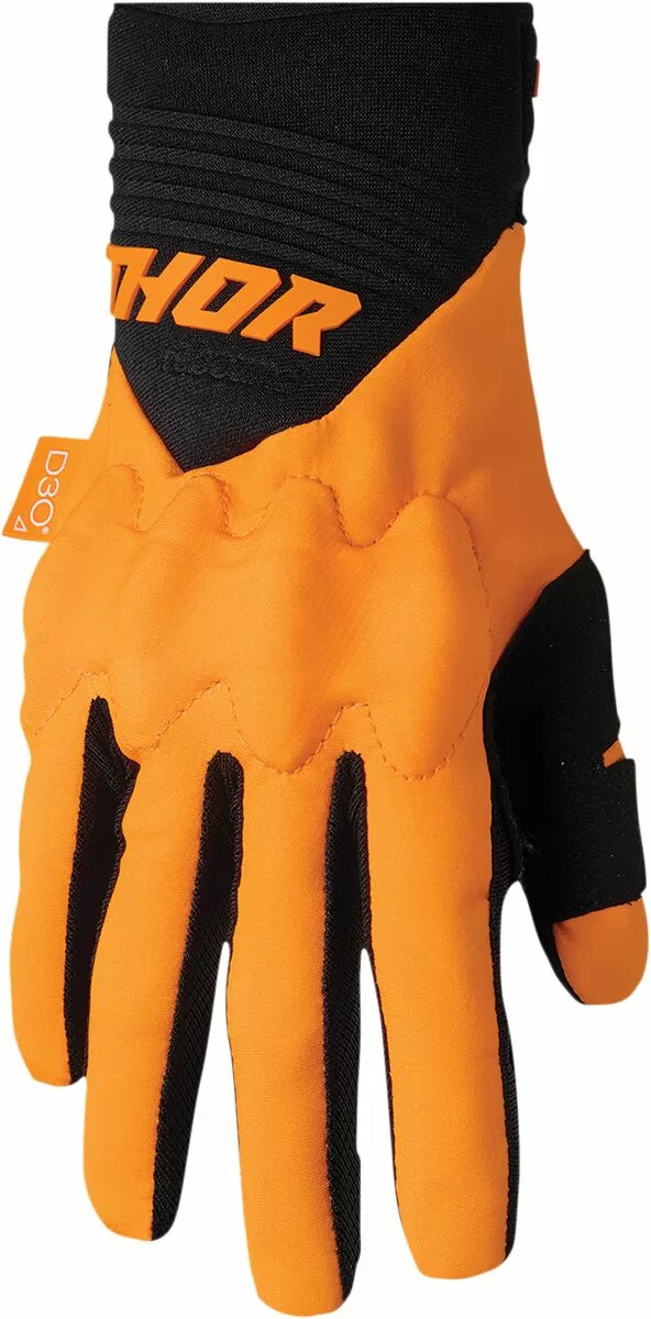 Guantes Thor Rebound cross enduro Naranja Fluor/Negro