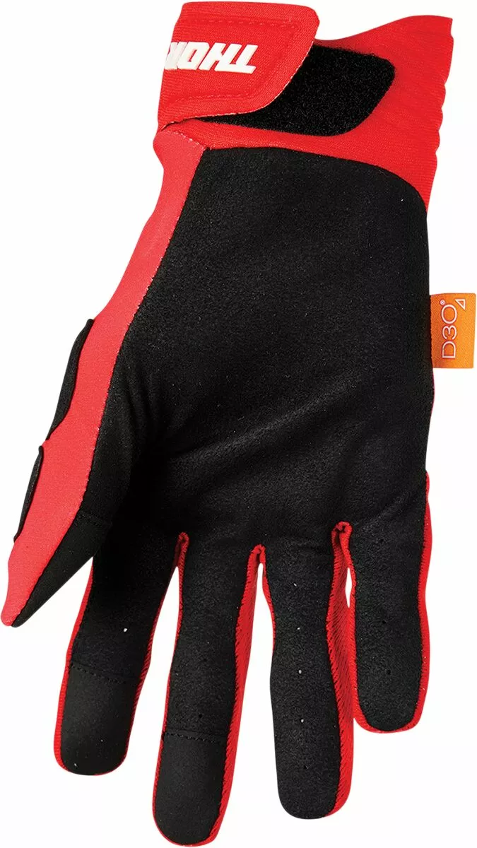 Guantes Thor Rebound cross enduro Rojo/Negro - Imagen 2