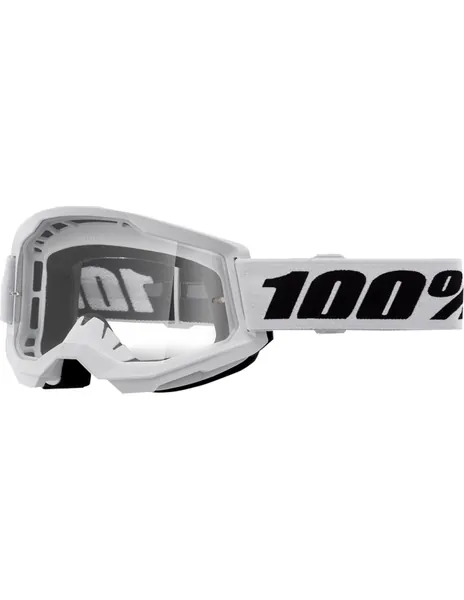 Gafas 100% Strata 2 Blanco - Lente Transparente