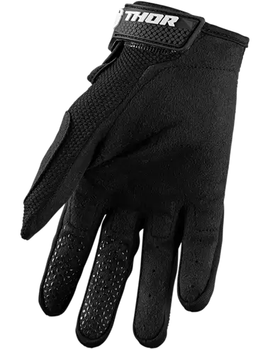 Guantes Thor Sector S20 Enduro Cross Negro - Imagen 2