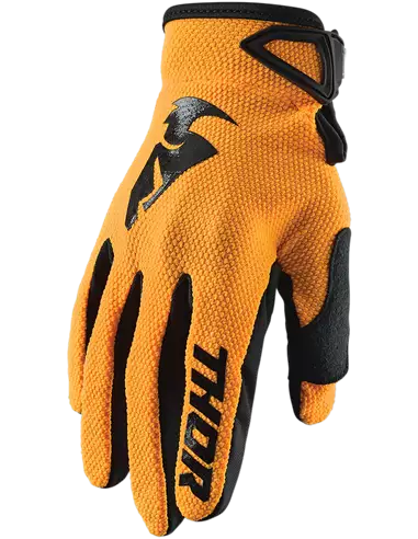 Guantes Thor Sector S20 Enduro Cross Naranja/Negro