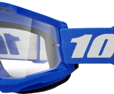 Gafas 100% Strata 2 Azul – Lente Transparente