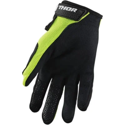 Guantes Thor Sector Juvenil Enduro Cross Amarillo Fluor/Negro