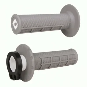 Puños ODI MX V2 Lock-On Half-Waffle Soft Gris