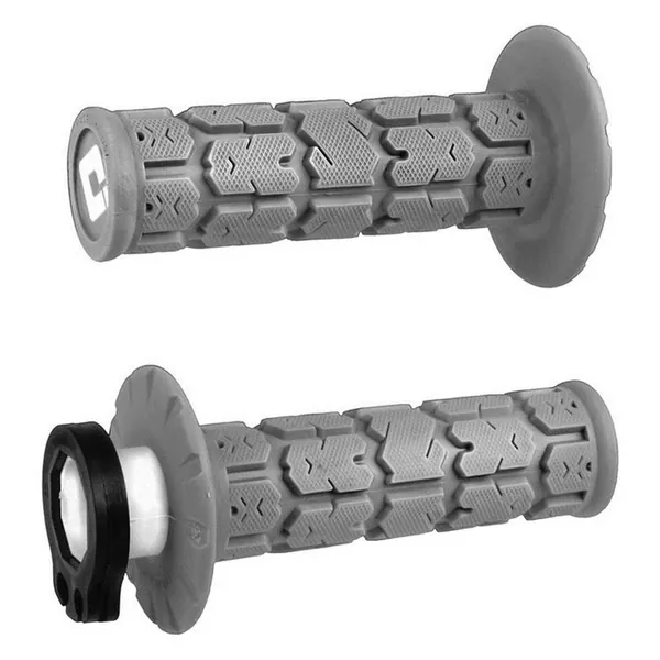 Puños ODI MX V2 Lock-On Rogue Gris