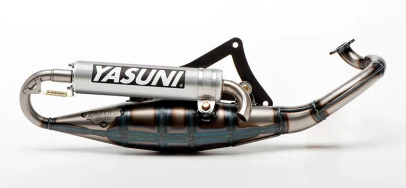 Escape completo YASUNI R (silenciador aluminio) - Derbi / Peugeot Motor Morini