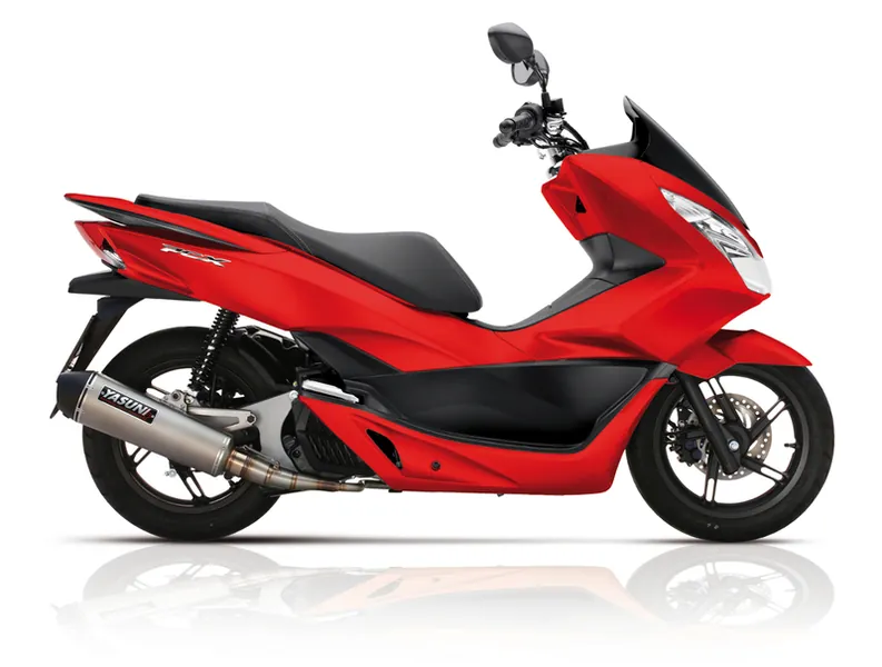 Escape homologado Yasuni 4T Silenc. Titanio Honda PCX 12-15, SH Scoopy 125 (13-16) TUB653