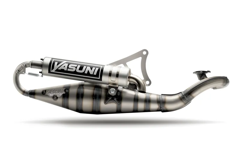 Escape YASUNI Carrera 10 homologado silencioso aluminio Minarelli Horizontal