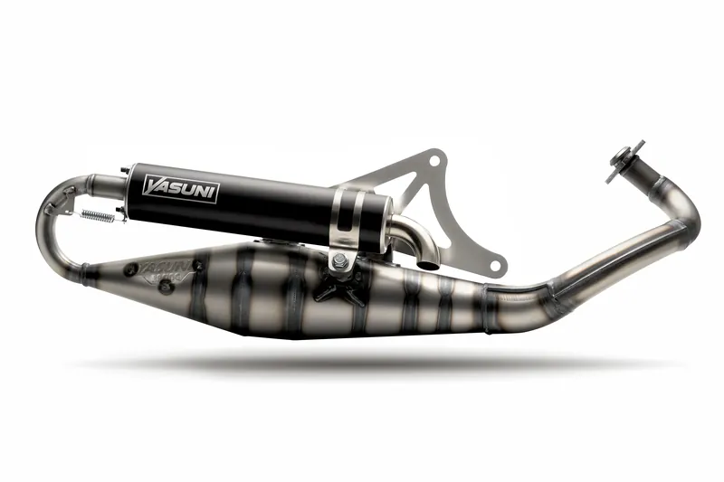 Escape YASUNI Carrera 10 homologado silencioso negro Piaggio