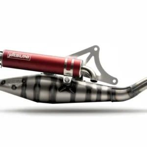 Escape YASUNI Carrera 10 homologado silencioso rojo Piaggio
