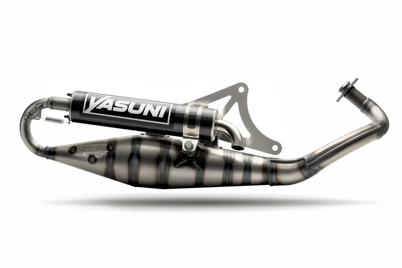 Escape YASUNI Carrera 10 homologado silencioso carbono Piaggio