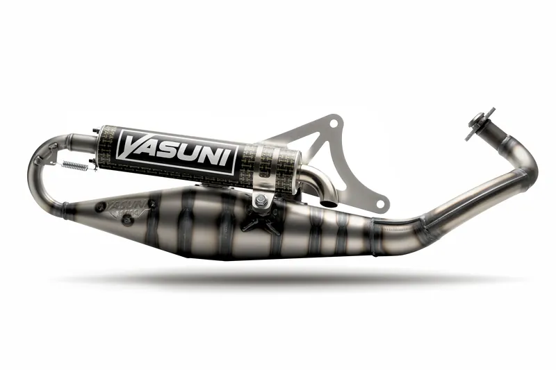 Escape YASUNI Carrera 10 homologado silencioso kevlar Piaggio