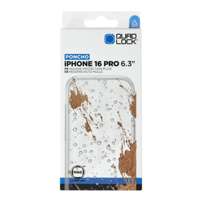 Funda impermeable QUAD LOCK Poncho – iPhone 16 Pro