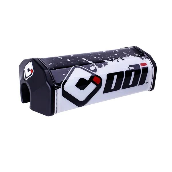Almohadilla de manillar ODI Splatter oversized - 195mm Blanco