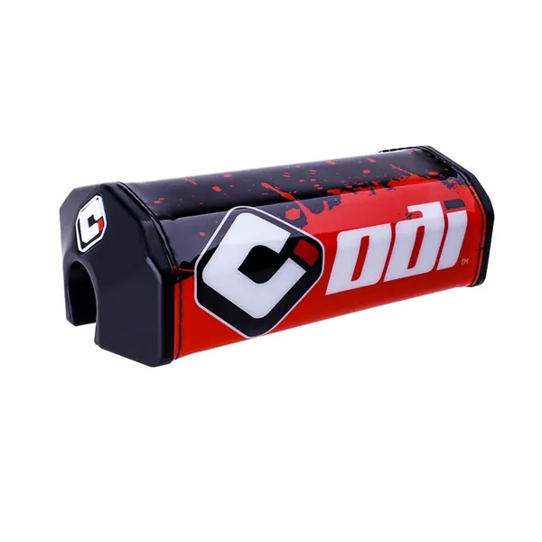 Almohadilla de manillar ODI Splatter oversized - 195mm Rojo