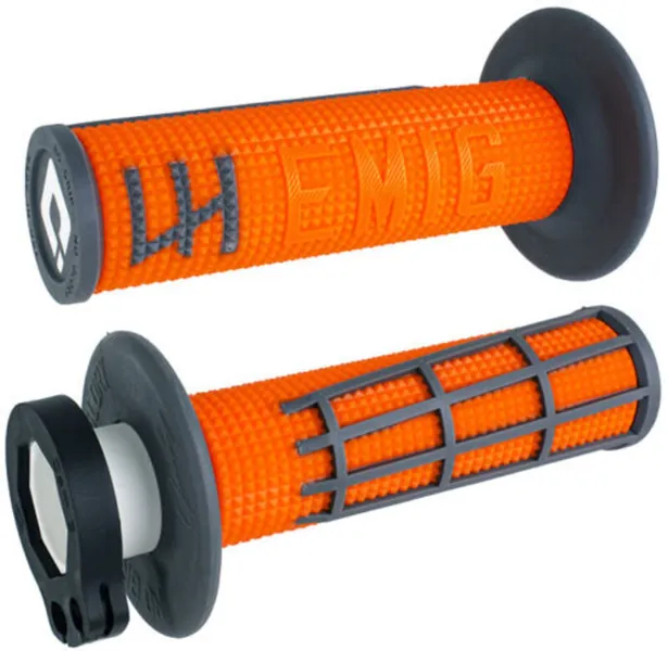 Puños ODI EMIG 2.0 V2 Lock-On Naranja / Grafito