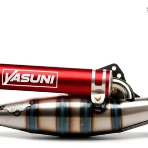 Escape completo YASUNI R silenciador rojo