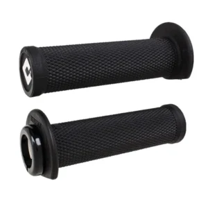 Puños ODI Ruffian 2,1 Lock-On 125mm Quad / Moto de agua - Negro / Negro
