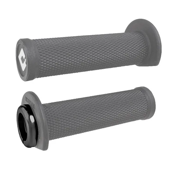 Puños ODI Ruffian 2,1 Lock-On 125mm Quad / Moto de agua - Gris / Negro