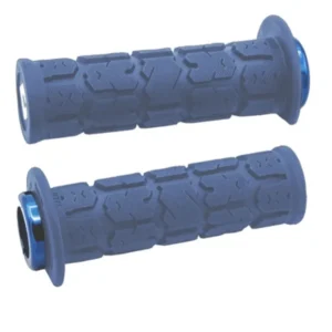 Puños ODI Rogue 2.1 Lock-On 125mm Quad / Moto de agua - Azul oscuro / Azul