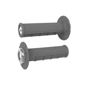 Puños ODI ATV v2.1 Lock-On medio gofrados - Gris / Grafito